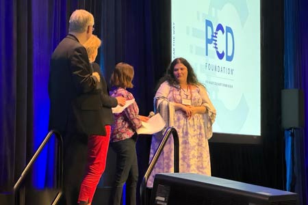 Myrofora Goutaki received the prize for the Best Clinical Research Poster presentation at the 2024 primary ciliary dyskinesia (PCD)
