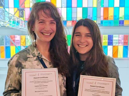 Leonie Schreck and Beatriz Guerra Buezo