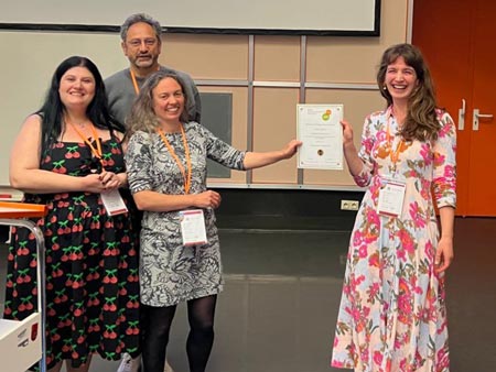 Leonie Schreck received the prize for the Best Research Highlight Presentation at the primary ciliary dyskinesia (PCD) Annual Research Meeting 2024 in Vienna