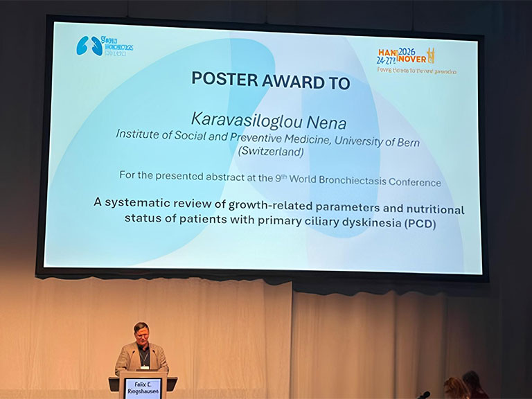 Poster presentation award at the 9th World Bronchiectasis Conference