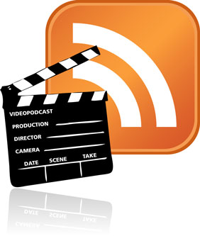 Video podcast logo