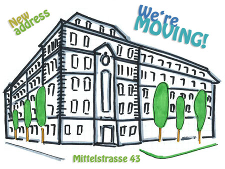 Drawing of building of Mittelstrasse 43