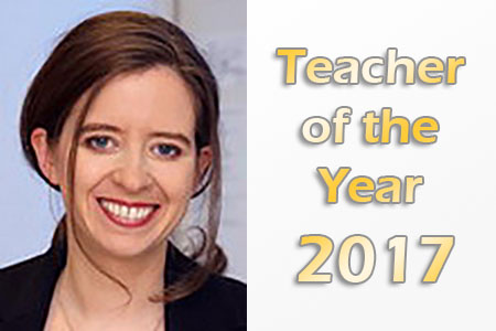 Julia Bohlius Teacher of the Year