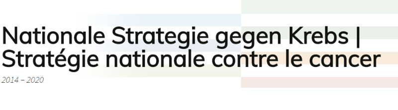 Logo Nationale Strategie gegen Krebs